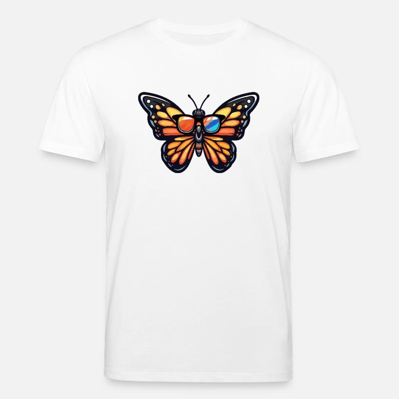 Schmetterling Cool Comic - Stanley/Stella Unisex Bio-T-Shirt CREATOR  - Weiß