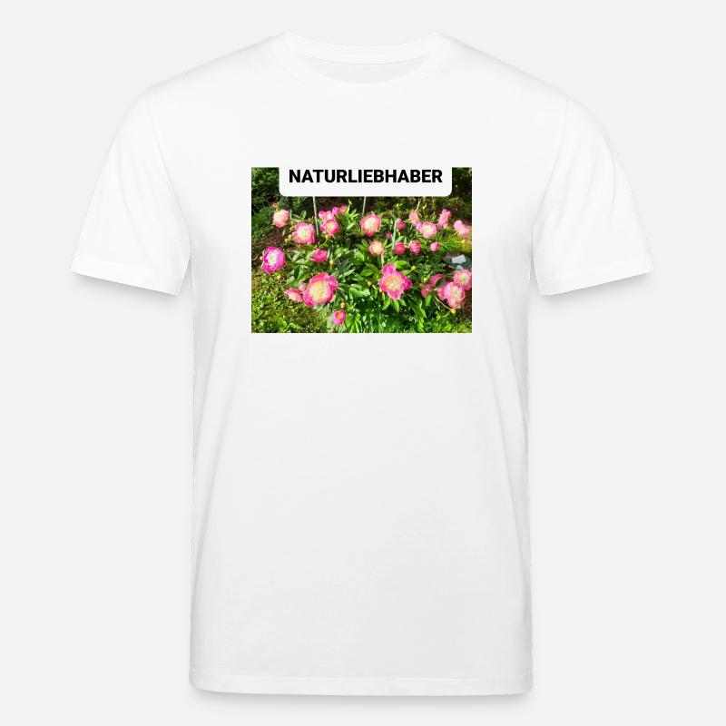 Pfingstrosen - Stanley/Stella Unisex Bio-T-Shirt CREATOR  - Weiß