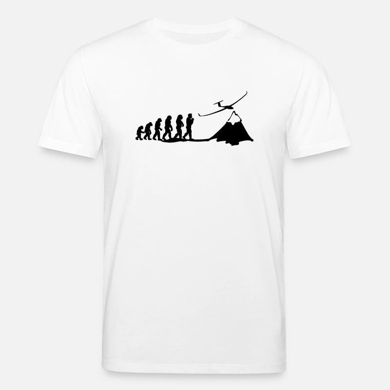 Segelflug évolution - T-shirt bio CREATOR Stanley/Stella Unisexe - blanc