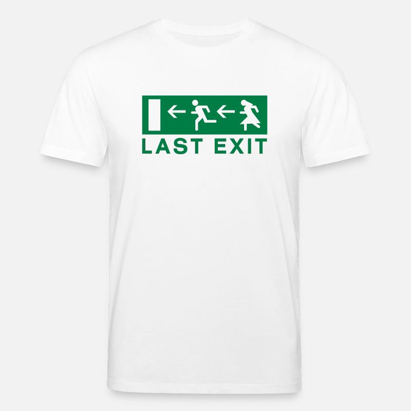 Last exit - Stanley/Stella CREATOR Unisex Organic T-Shirt - white