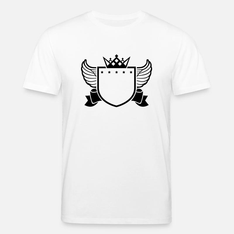 shield_empty_di1 - T-shirt bio CREATOR Stanley/Stella Unisexe - blanc