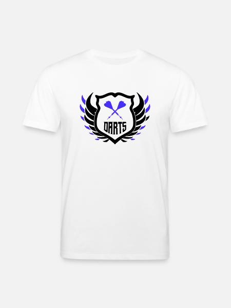 darts crest - Stanley/Stella Unisex Bio-T-Shirt CREATOR - Weiß