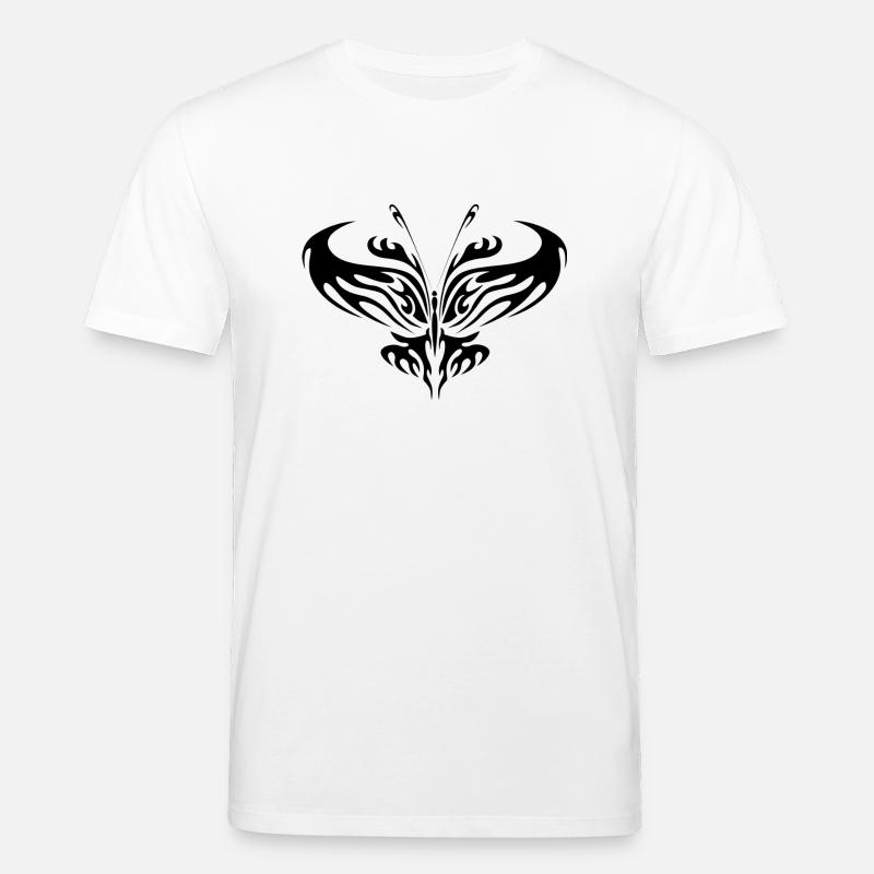 Schmetterling Tribal - Stanley/Stella Unisex Bio-T-Shirt CREATOR  - Weiß