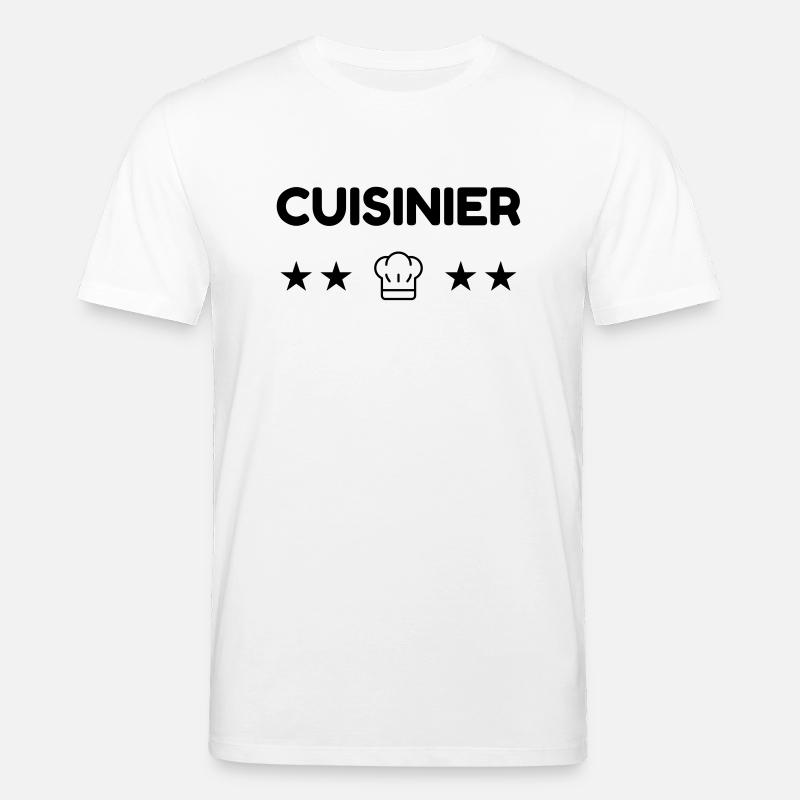 Koch / Kochen / Cooking / Chef - Stanley/Stella Unisex Bio-T-Shirt CREATOR  - Weiß