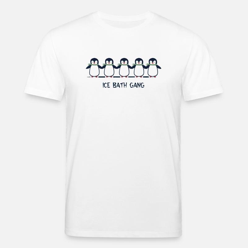 eisbaden winterbaden eisbader kältekick - Stanley/Stella Unisex Bio-T-Shirt CREATOR  - Weiß