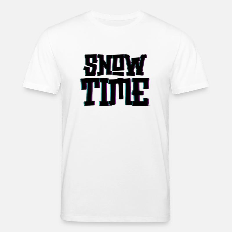 winterzeit snowtime - Stanley/Stella Unisex Bio-T-Shirt CREATOR  - Weiß