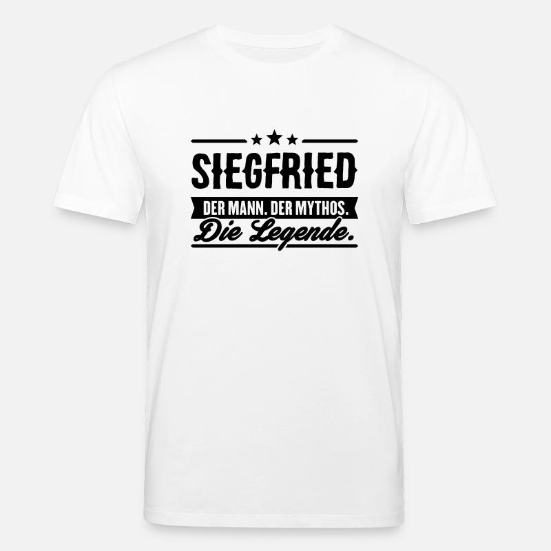 Mann Mythos Legende Siegfried - Stanley/Stella Unisex Bio-T-Shirt CREATOR  - Weiß