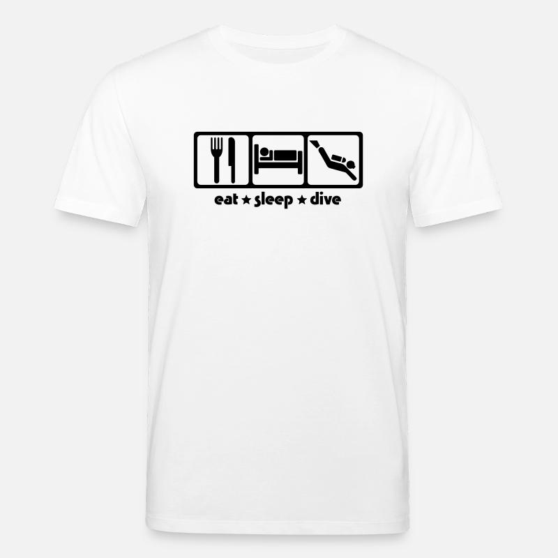 Eat Sleep Dive - Stanley/Stella Unisex Bio-T-Shirt CREATOR  - Weiß