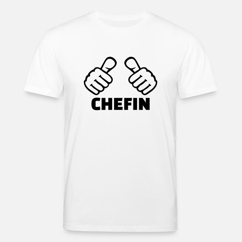 Chefin - Stanley/Stella Unisex Bio-T-Shirt CREATOR  - Weiß