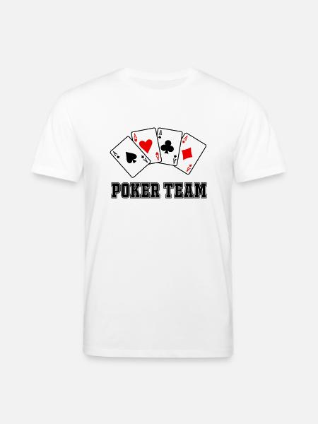 Poker Team - Stanley/Stella Unisex Bio-T-Shirt CREATOR  - Weiß