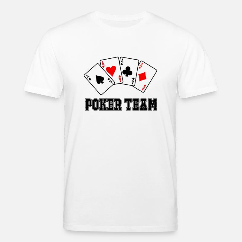Poker Team - Stanley/Stella Unisex Bio-T-Shirt CREATOR  - Weiß
