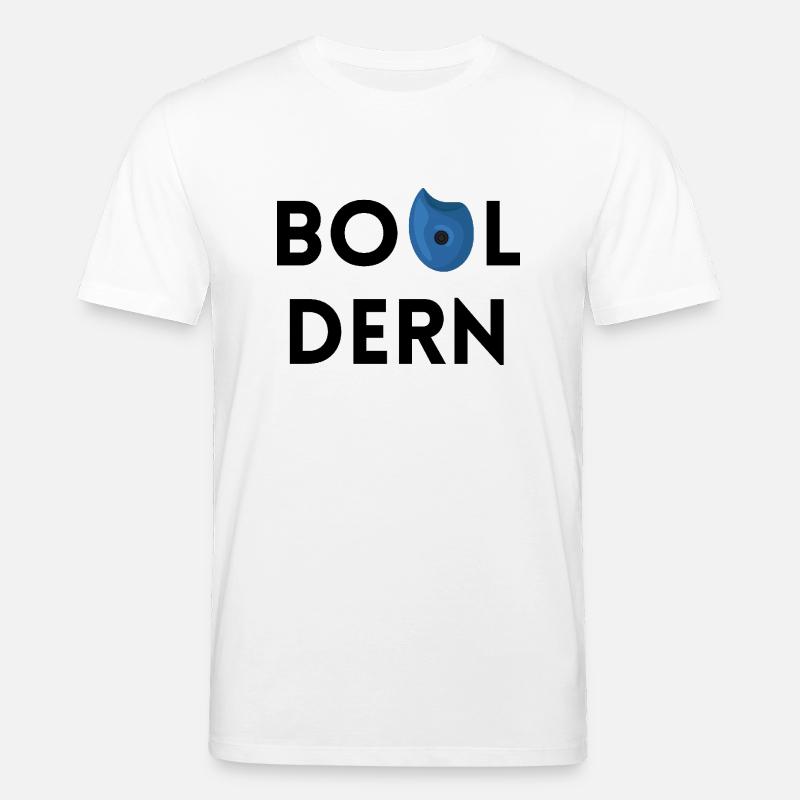 Bouldern - Simples Design mit Bouldergriff - Stanley/Stella Unisex Bio-T-Shirt CREATOR  - Weiß