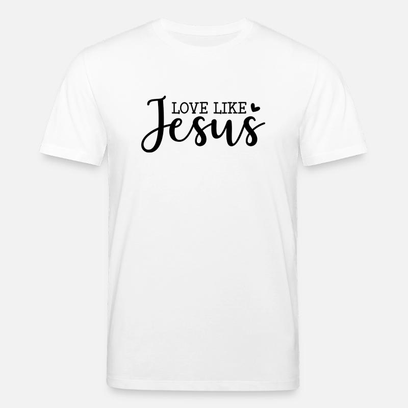 Lieben wie Jesus - Stanley/Stella Unisex Bio-T-Shirt CREATOR  - Weiß