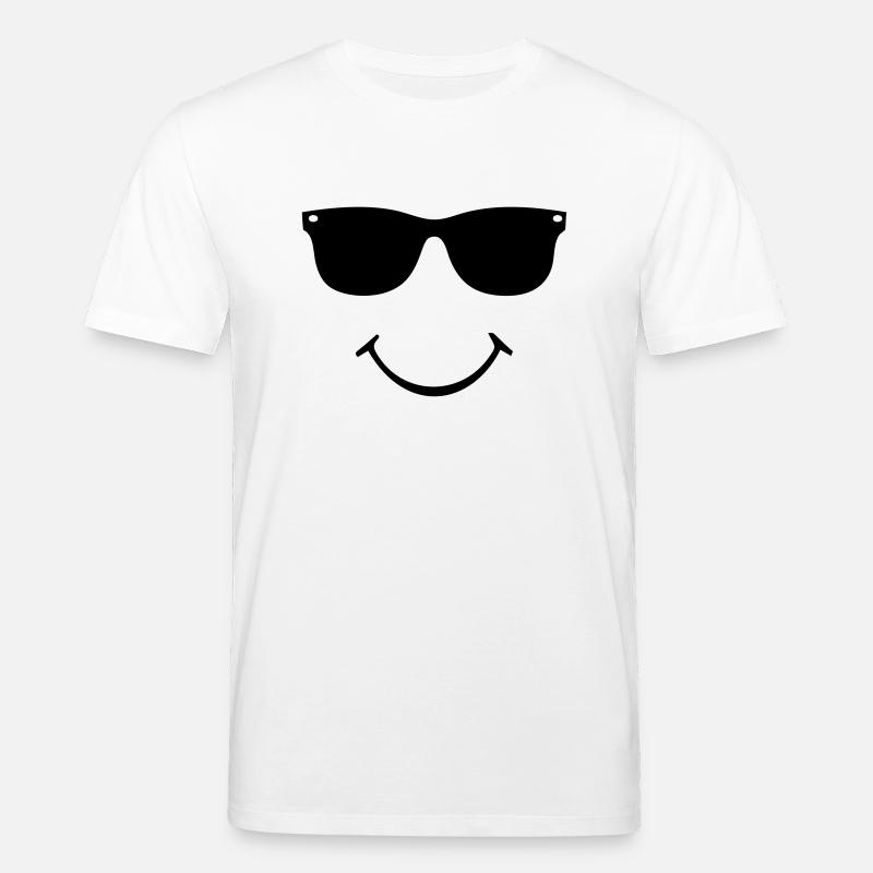 smiley face - Stanley/Stella Unisex Bio-T-Shirt CREATOR  - Weiß
