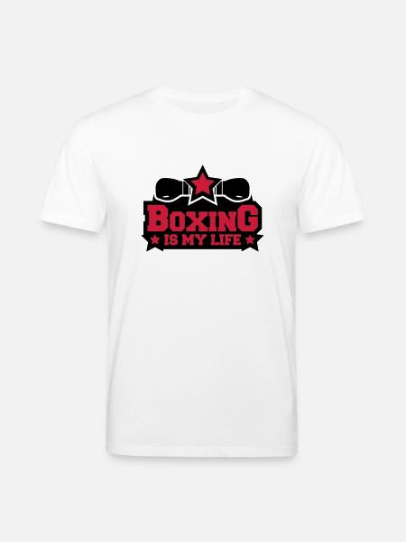 boxing_is_my_life_c2 - Stanley/Stella Unisex Bio-T-Shirt CREATOR - Weiß