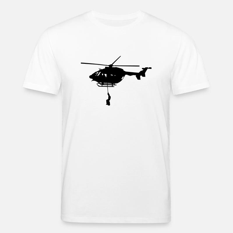 Drachen Hubschrauberbergung - Stanley/Stella Unisex Bio-T-Shirt CREATOR  - Weiß