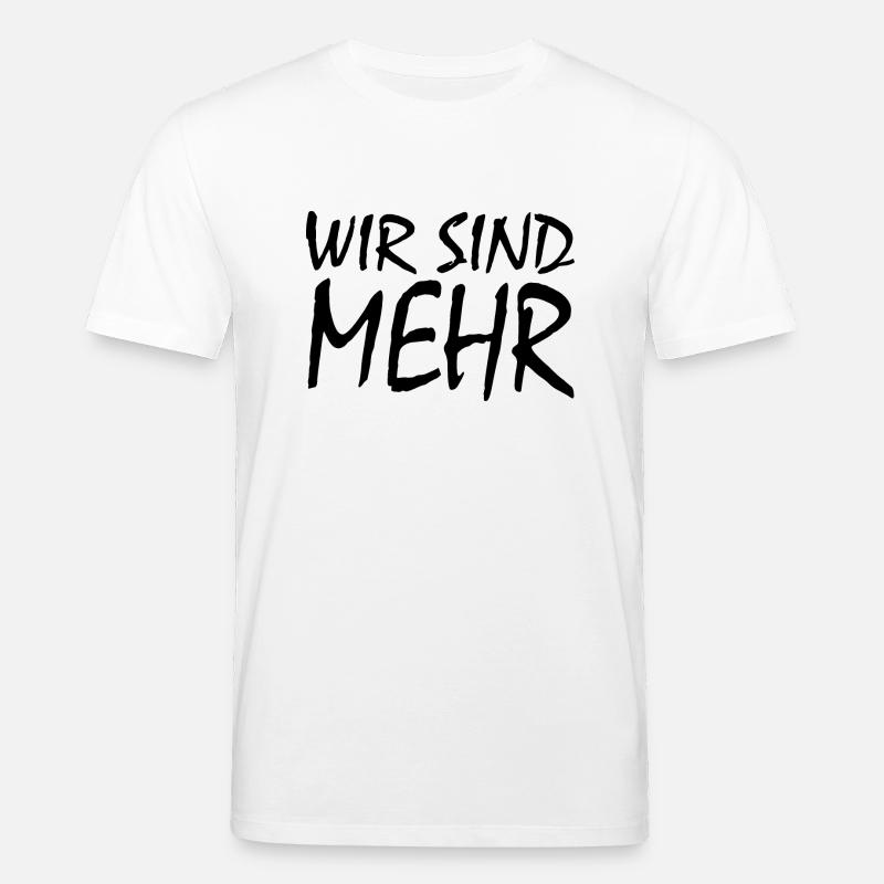 WIR SIND MEHR - Stanley/Stella Unisex Bio-T-Shirt CREATOR  - Weiß