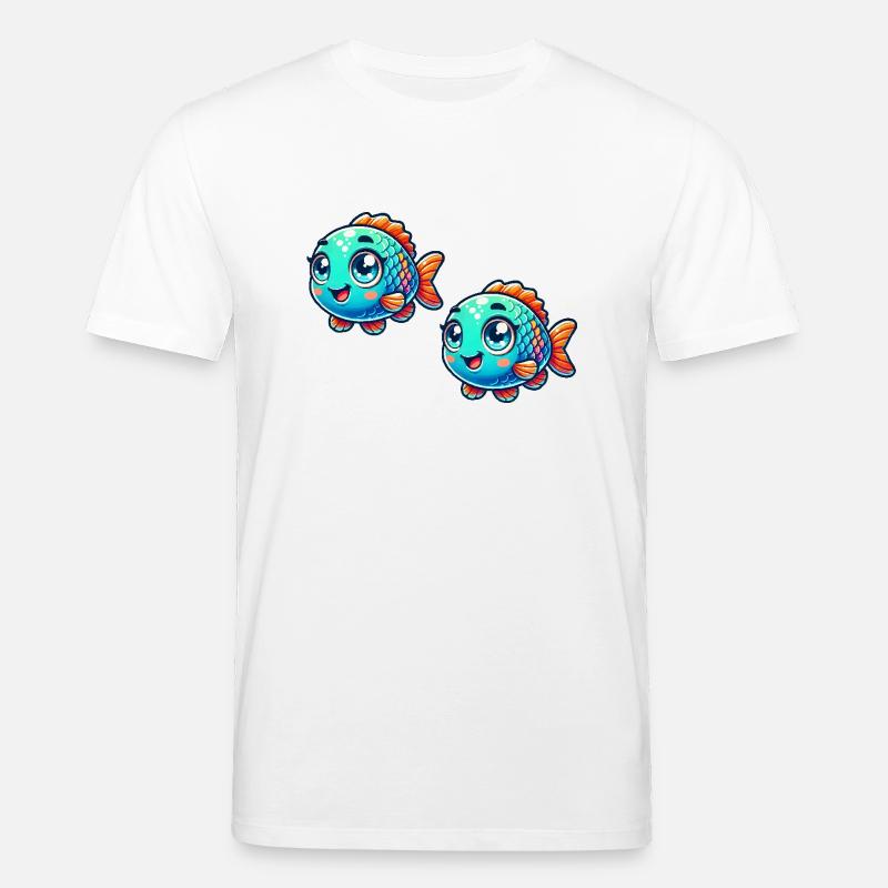 fisch comic 2 - Stanley/Stella Unisex Bio-T-Shirt CREATOR  - Weiß