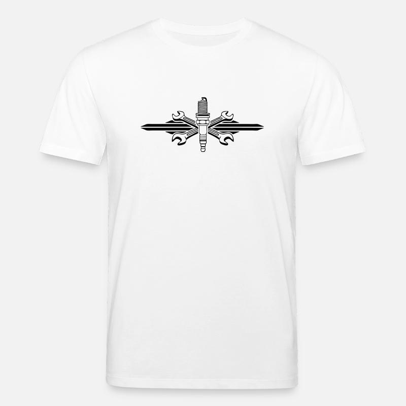 spark plug - T-shirt bio CREATOR Stanley/Stella Unisexe - blanc