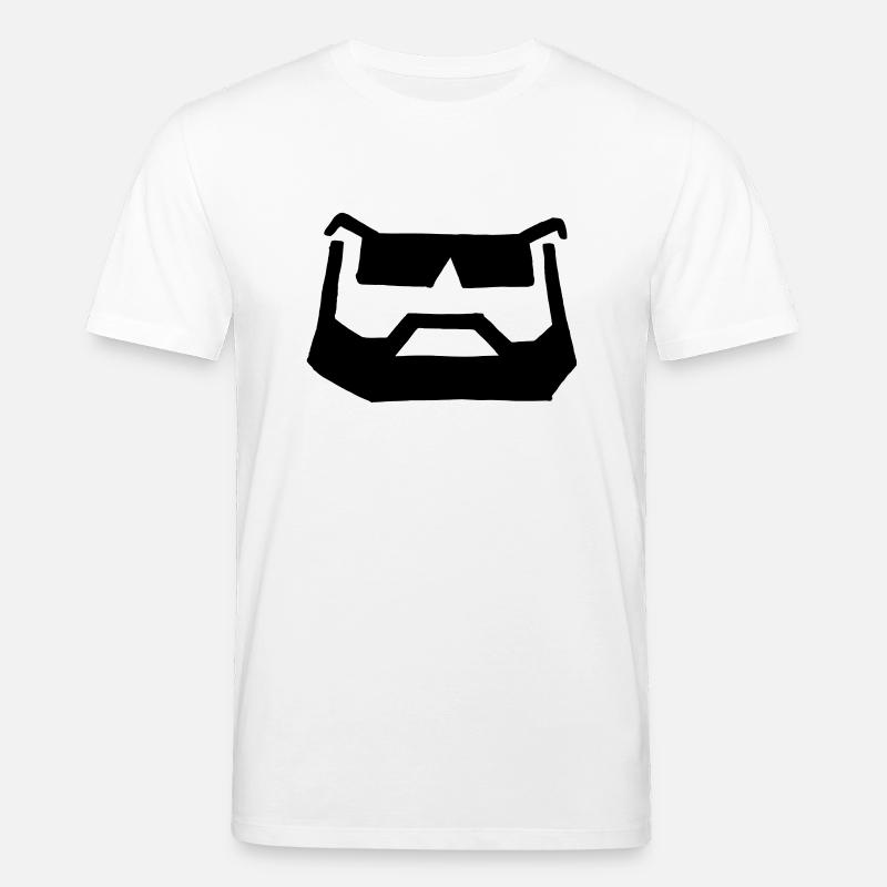 bart brille - Stanley/Stella CREATOR Unisex Organic T-Shirt - white