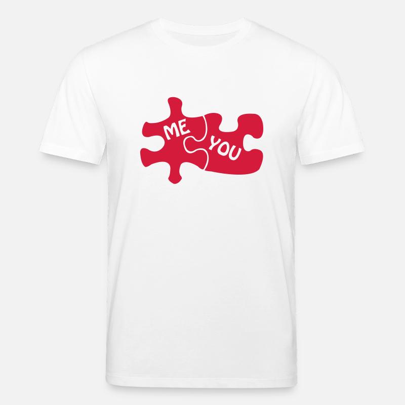 puzzle2 - Stanley/Stella CREATOR Unisex Organic T-Shirt - white