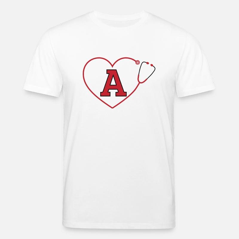 Stethoskop-Brief - Stanley/Stella Unisex Bio-T-Shirt CREATOR  - Weiß