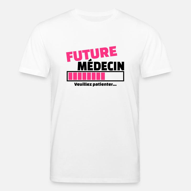 future médecin - T-shirt bio CREATOR Stanley/Stella Unisexe - blanc