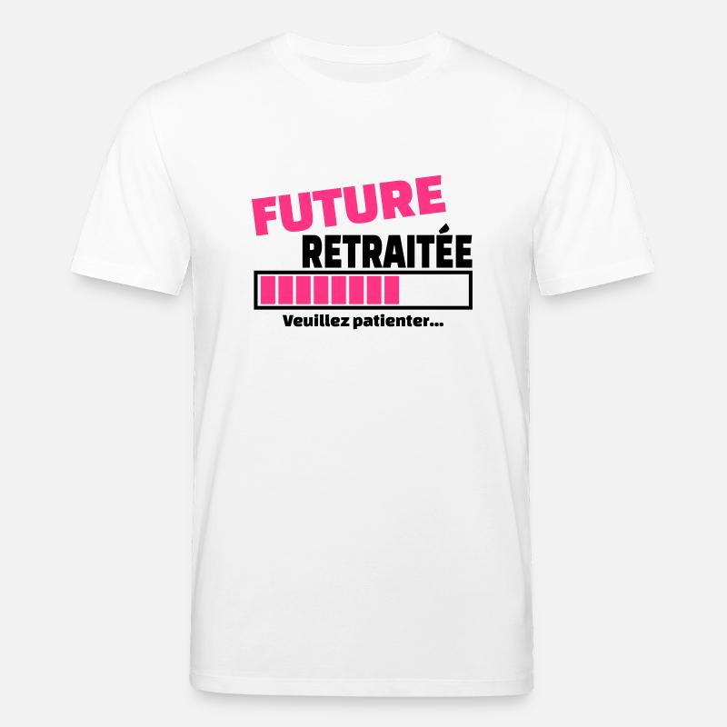 future retraitée - T-shirt bio CREATOR Stanley/Stella Unisexe - blanc