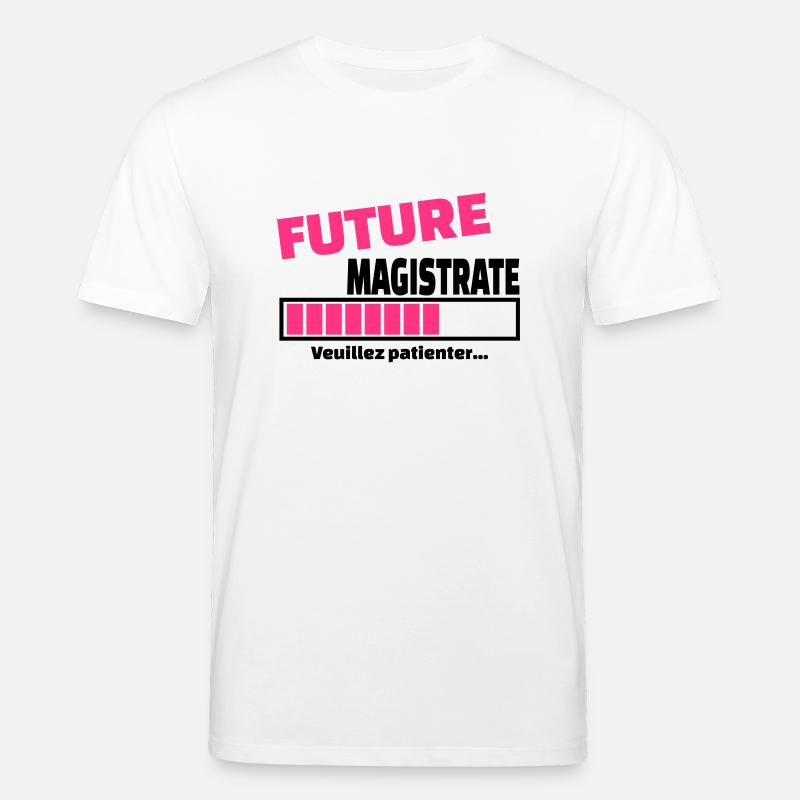 future magistrate - T-shirt bio CREATOR Stanley/Stella Unisexe - blanc
