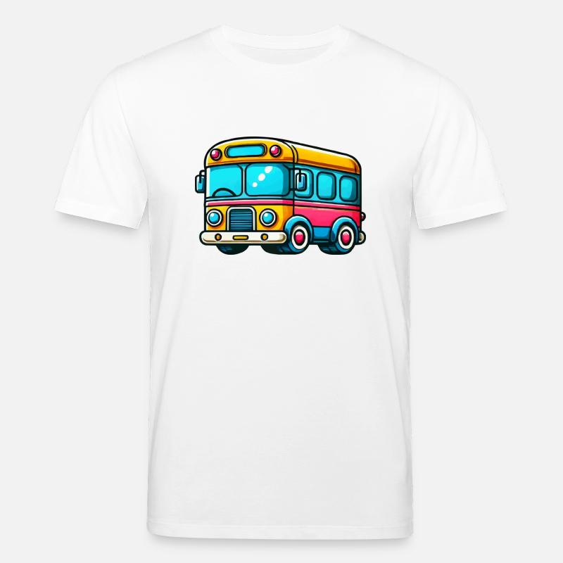 bus comic - Stanley/Stella Unisex Bio-T-Shirt CREATOR  - Weiß
