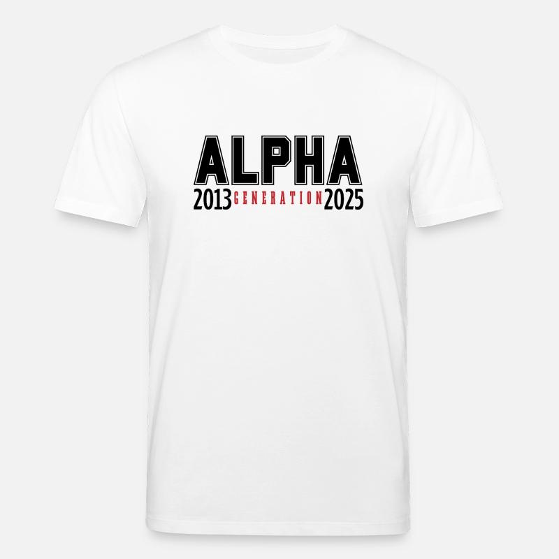 La génération alpha 2013-2025 - T-shirt bio CREATOR Stanley/Stella Unisexe - blanc