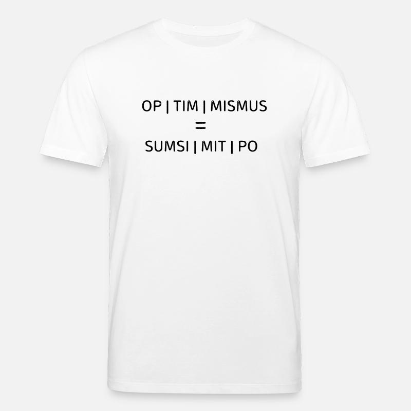 optimisme - T-shirt bio CREATOR Stanley/Stella Unisexe - blanc