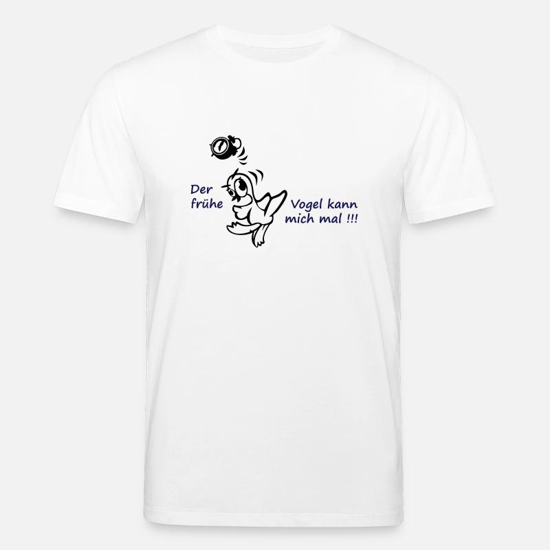 Früher Vogel - Stanley/Stella Unisex Bio-T-Shirt CREATOR  - Weiß