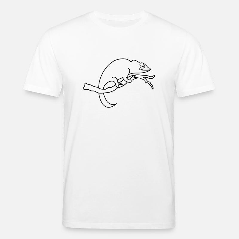 chameleon_01 - T-shirt bio CREATOR Stanley/Stella Unisexe - blanc