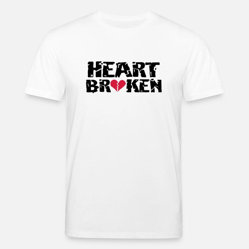 Herz <3Broken - Stanley/Stella Unisex Bio-T-Shirt CREATOR  - Weiß