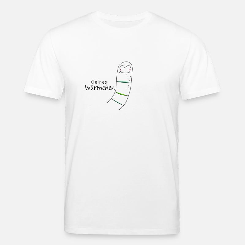 Kleines Würmchen - Stanley/Stella Unisex Bio-T-Shirt CREATOR  - Weiß