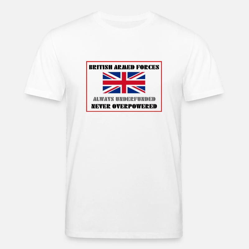British Armed Forces - Stanley/Stella CREATOR Unisex Organic T-Shirt - white