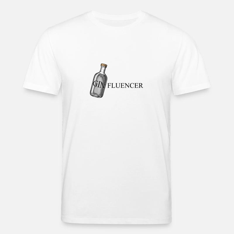 GINfluencer ( Gin Tonic) Poster - Stanley/Stella Unisex Bio-T-Shirt CREATOR  - Weiß