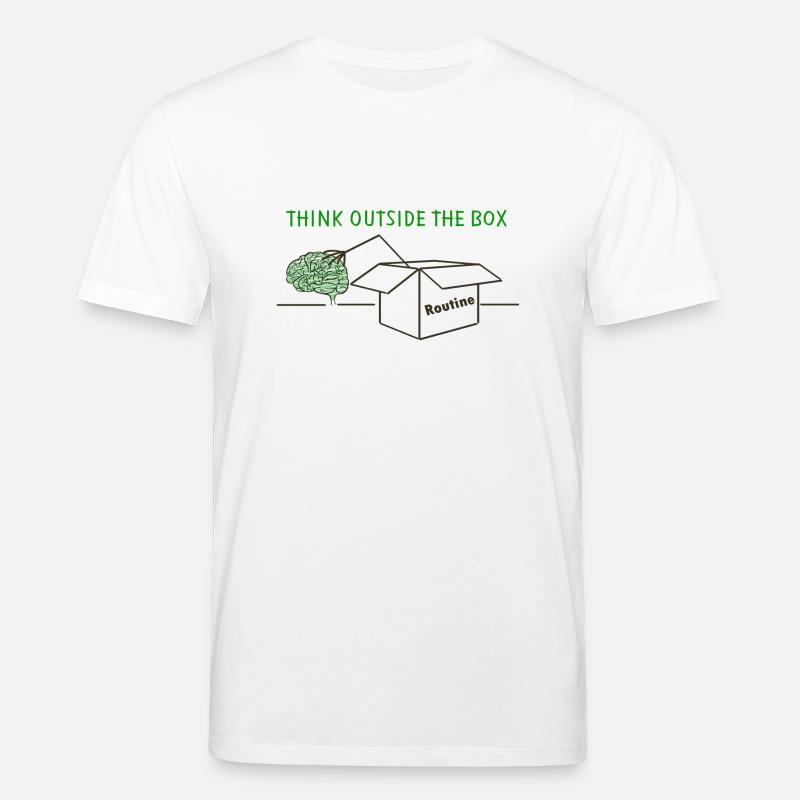Think Outside The Box - Stanley/Stella Unisex Bio-T-Shirt CREATOR  - Weiß