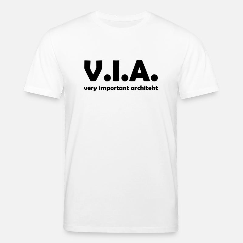 architekt - Stanley/Stella Unisex Bio-T-Shirt CREATOR  - Weiß