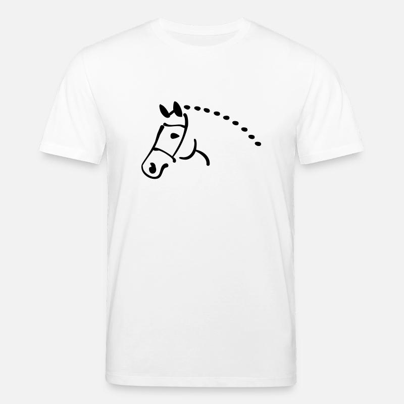 Pferd - Stanley/Stella Unisex Bio-T-Shirt CREATOR  - Weiß