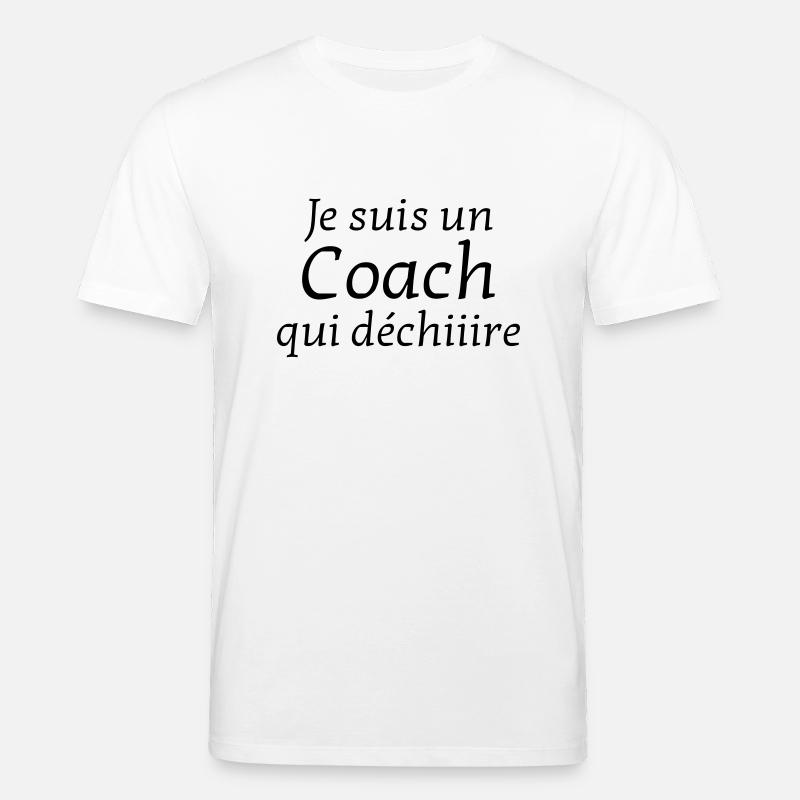 Coach / Coaching / Entraineur / Sport - T-shirt bio CREATOR Stanley/Stella Unisexe - blanc