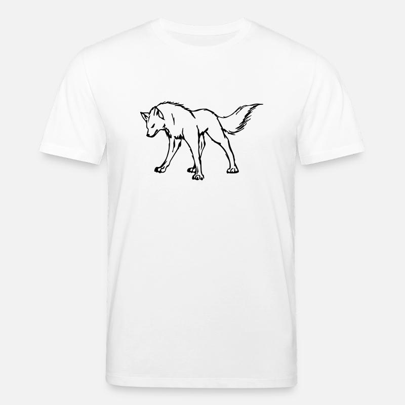 wolf - Stanley/Stella Unisex Bio-T-Shirt CREATOR  - Weiß