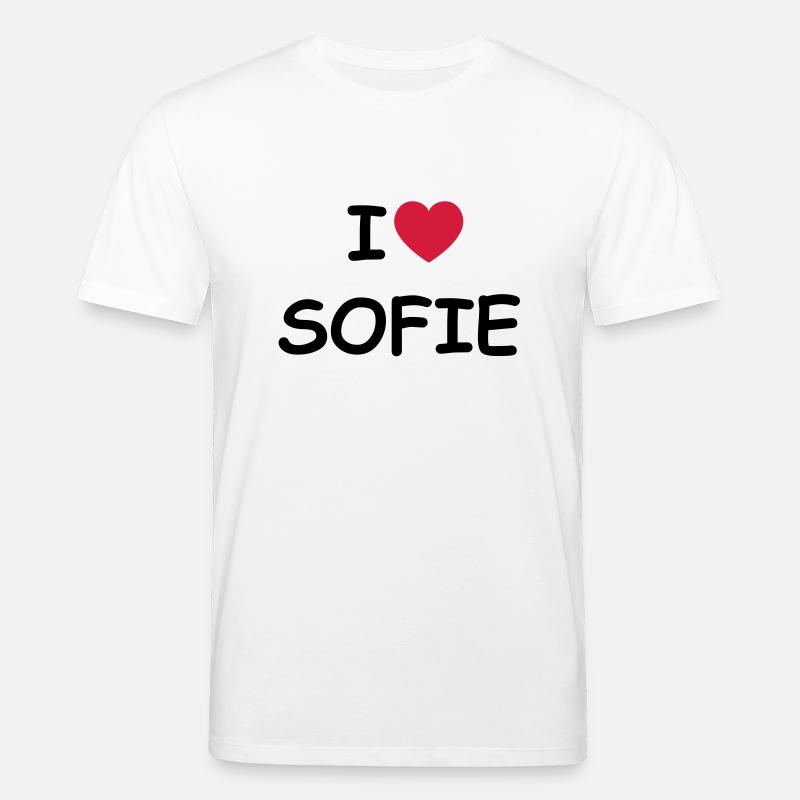 I love Sofie - Stanley/Stella Unisex Bio-T-Shirt CREATOR - Weiß