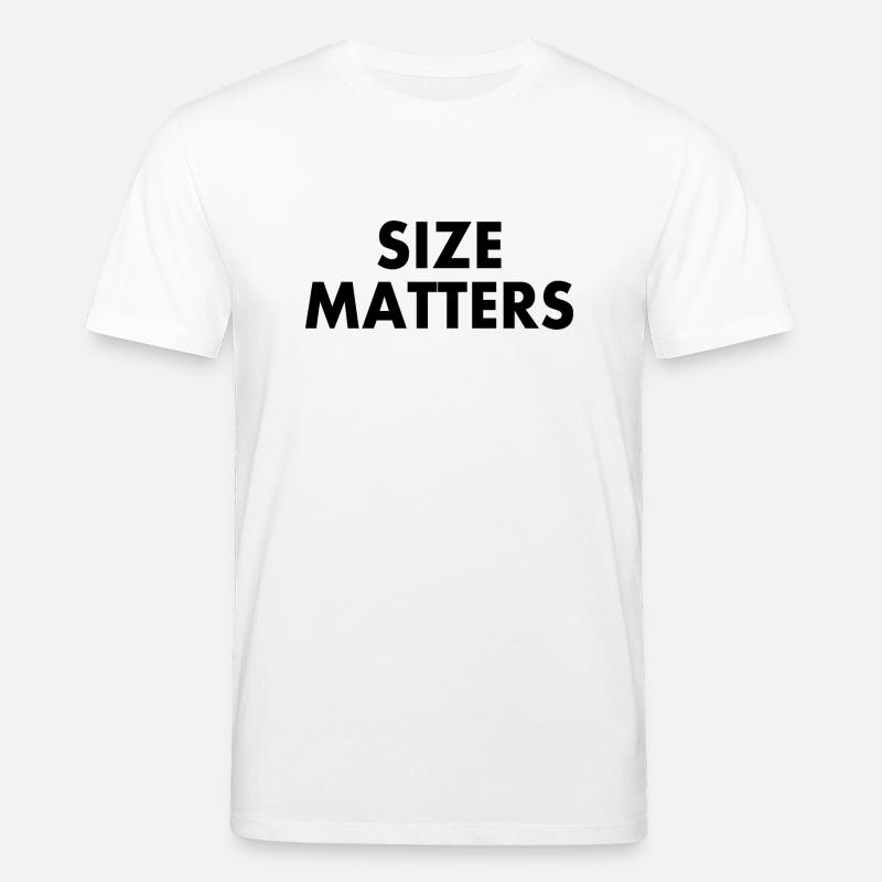 Size matters - Stanley/Stella Unisex Bio-T-Shirt CREATOR  - Weiß