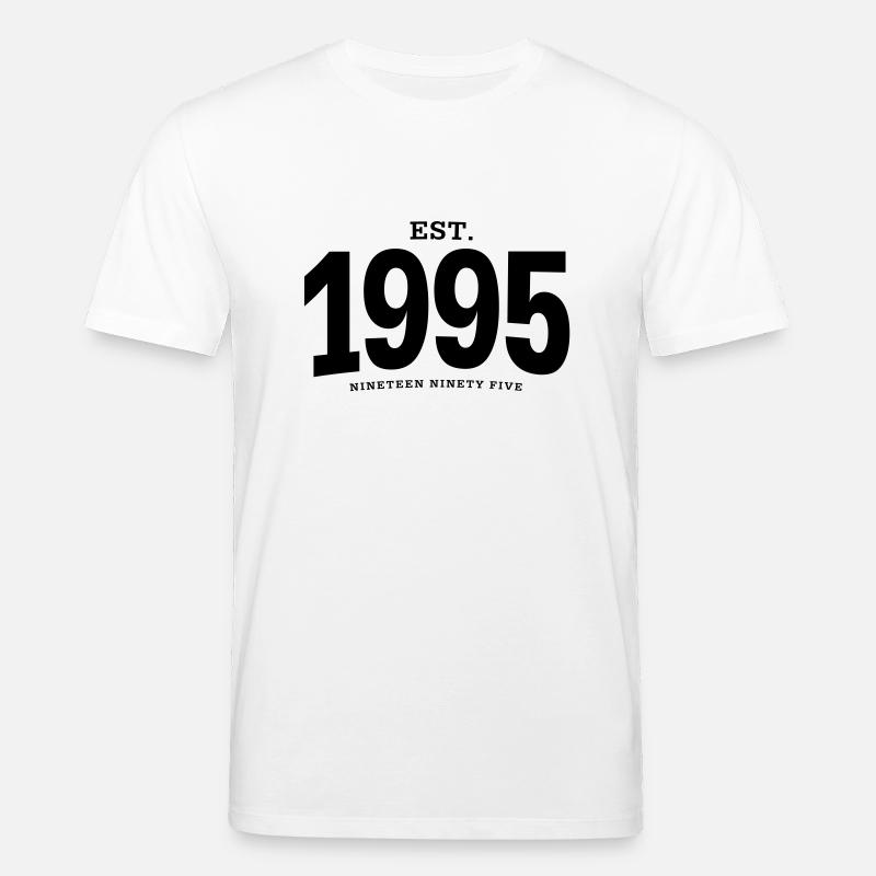 HNE. 1995 Nineteen Ninety Five - T-shirt bio CREATOR Stanley/Stella Unisexe - blanc