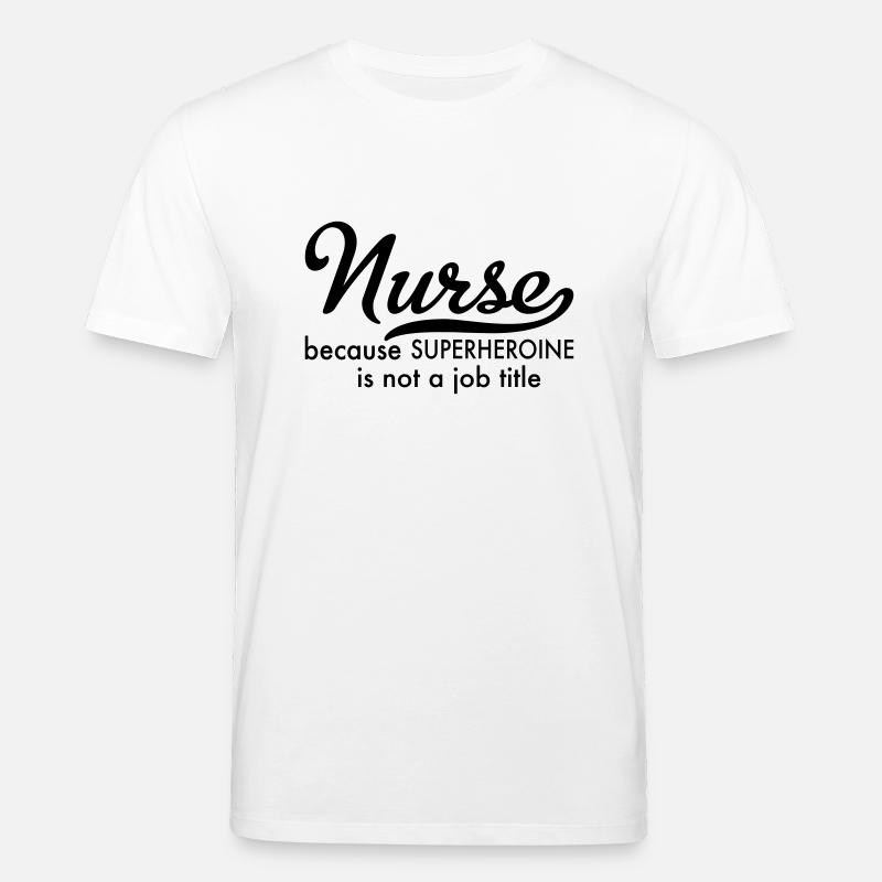 Infirmière - T-shirt bio CREATOR Stanley/Stella Unisexe - blanc