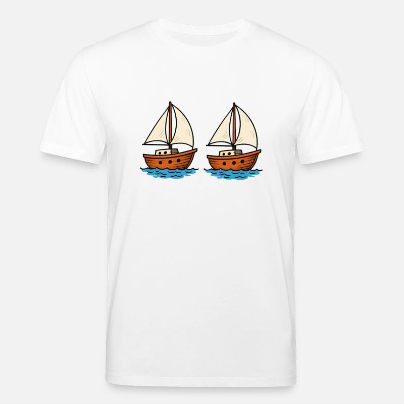 segelboote - Stanley/Stella Unisex Bio-T-Shirt CREATOR  - Weiß