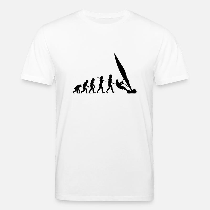 ws01 windsurf evolution - Stanley/Stella CREATOR Unisex Organic T-Shirt - white