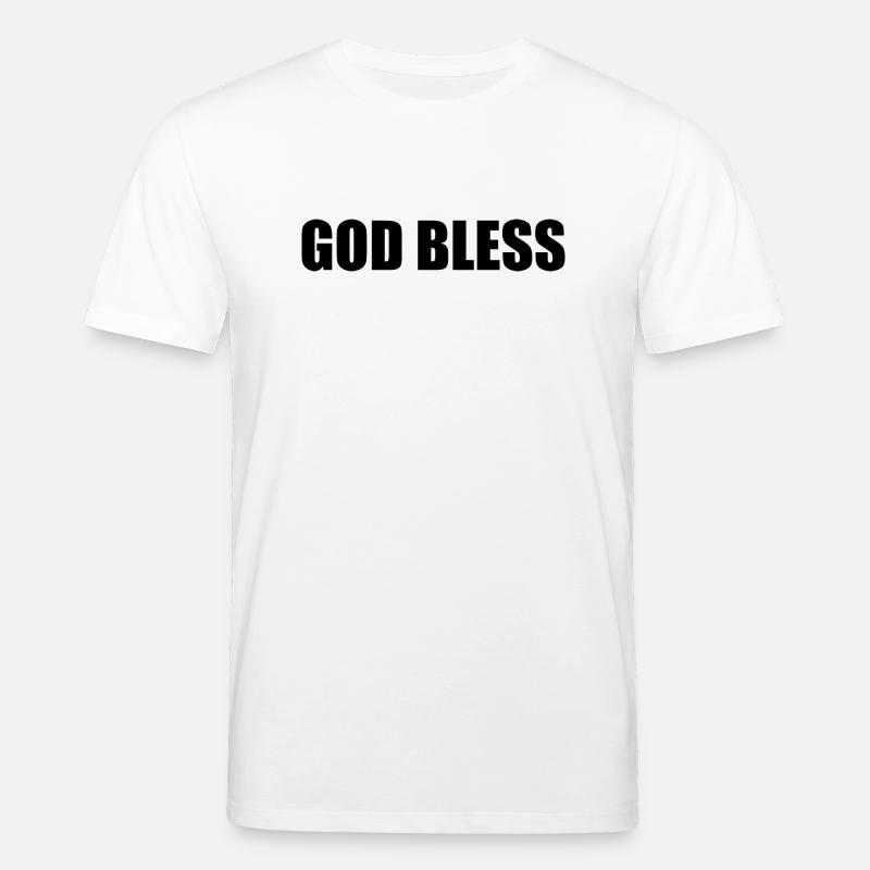 God bless - Stanley/Stella Unisex Bio-T-Shirt CREATOR  - Weiß